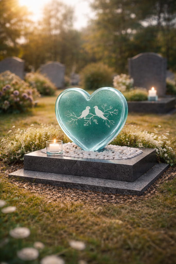 advies glazen grafmonument